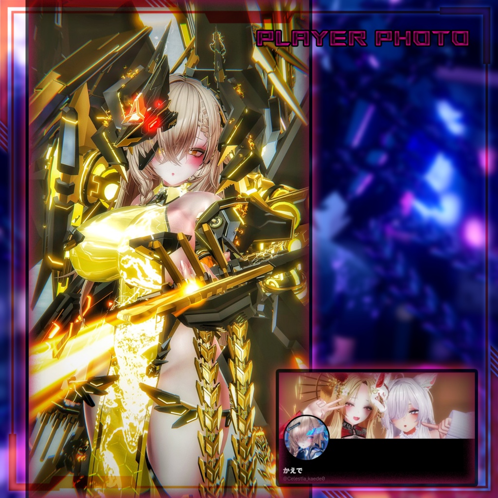 【複数アバター対応】EvilFall Dragon Set 恶堕战斗员_龙 v1.01