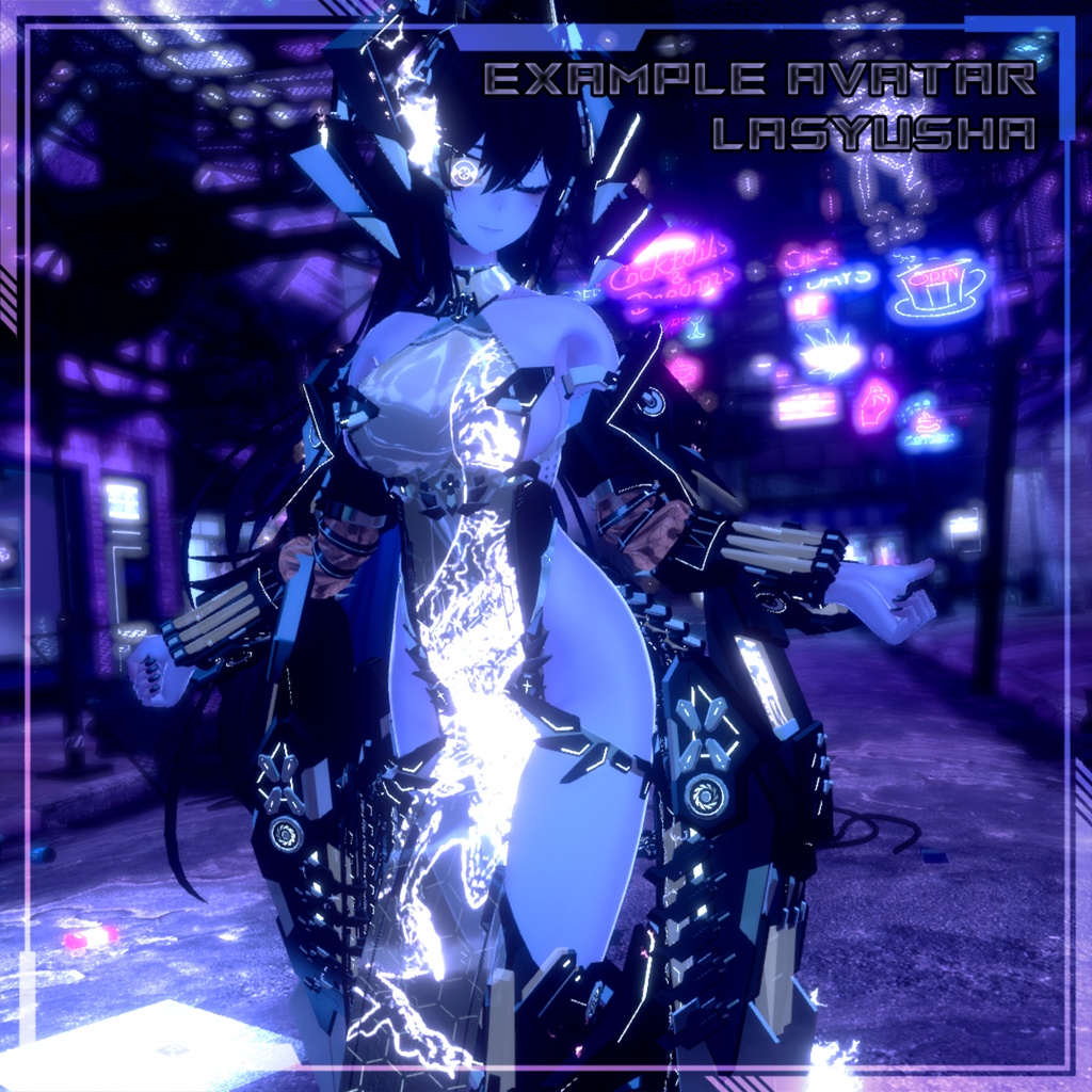 【複数アバター対応】EvilFall Dragon Set 恶堕战斗员_龙 v1.01