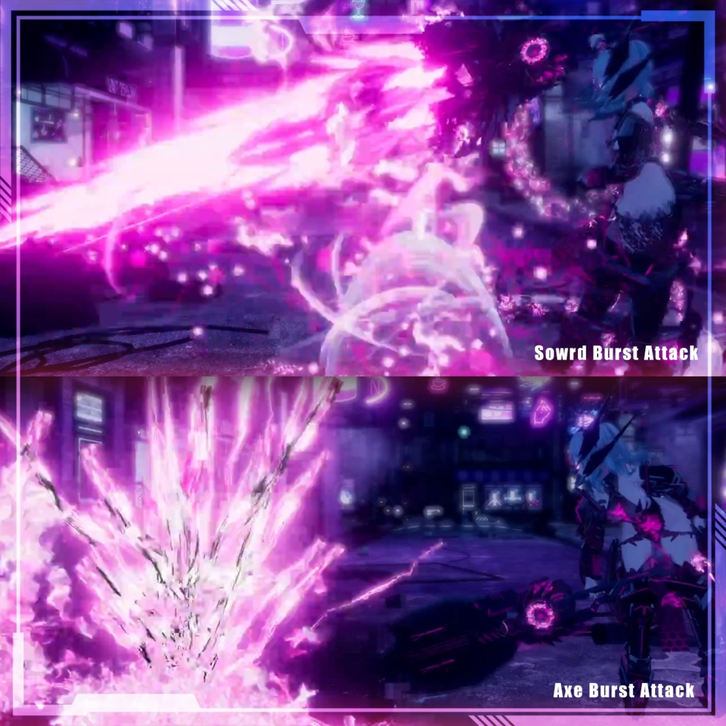 EvilFall Hunter Swith Weapon 恶堕战斗员_猎人变形武器套装 v1.0