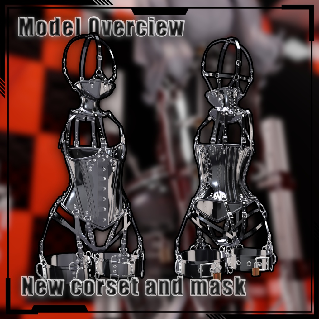 【複数アバター対応】Latex Lover Corset Plus 乳胶恋人束腰加强版 v2.0 缩略图 10