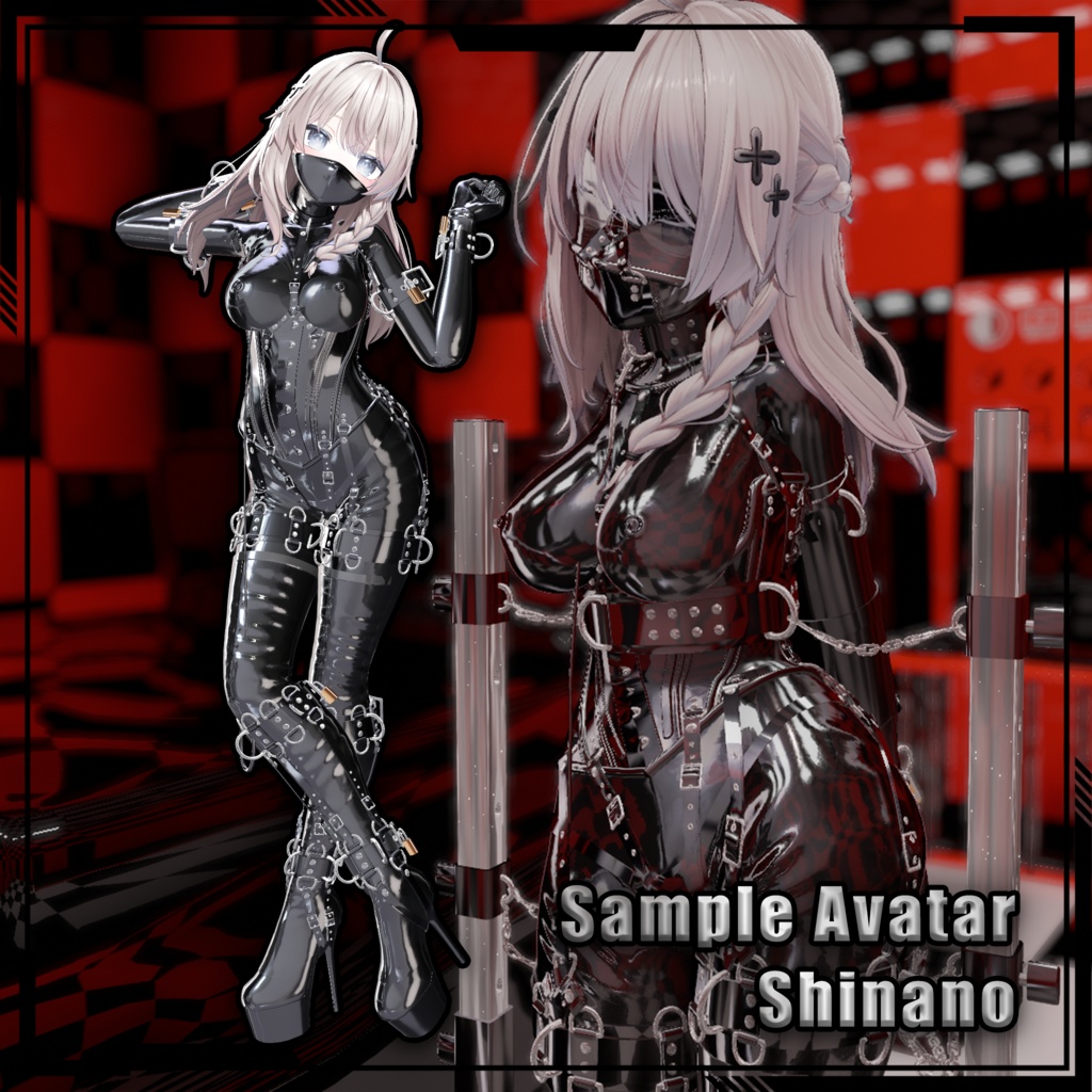 【複数アバター対応】Latex Lover Corset Plus 乳胶恋人束腰加强版 v2.0 缩略图 20