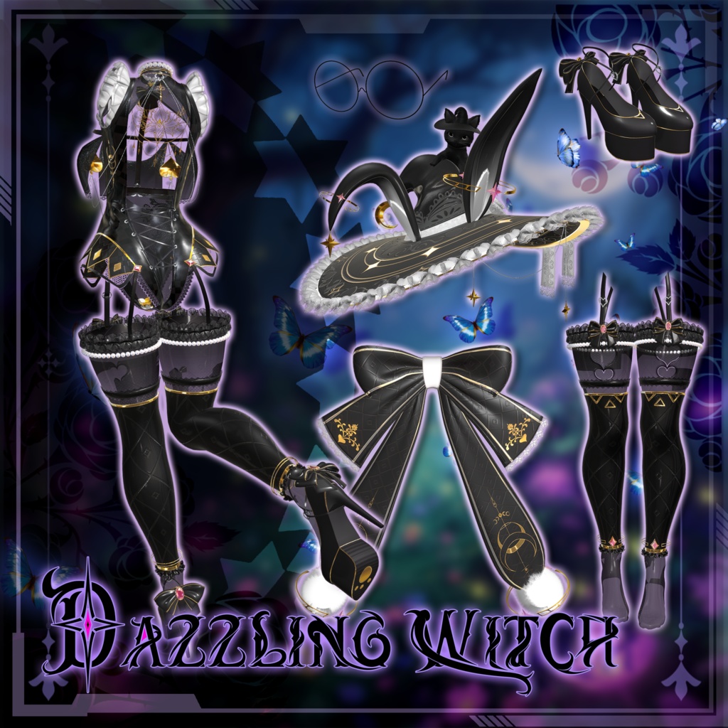 【複数アバター対応】Dazzling Witch 璀璨魔女 v1.01