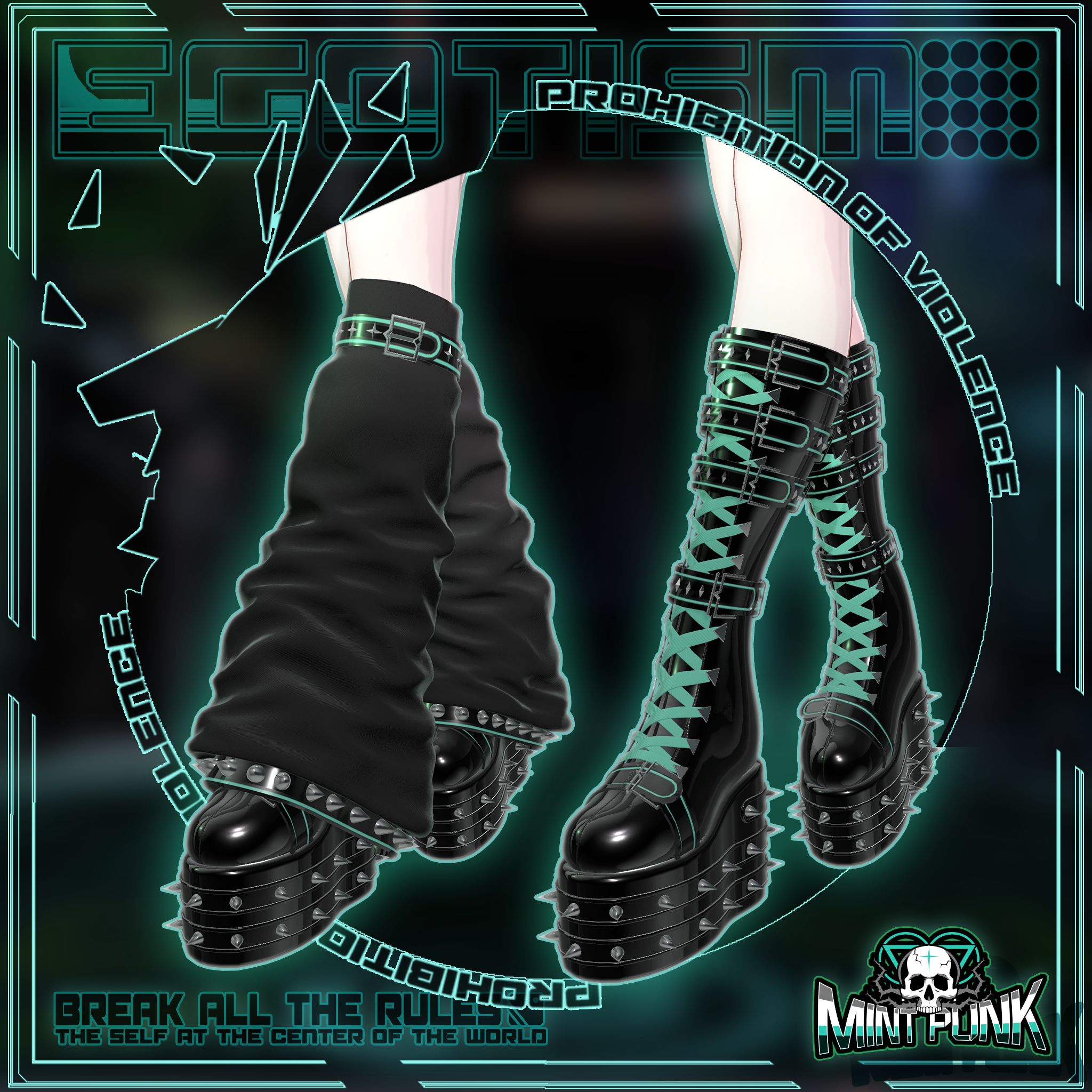 📀MintPunk💿青柠朋克 v1.0 【複数アバター対応】 - yaokisub - BOOTH