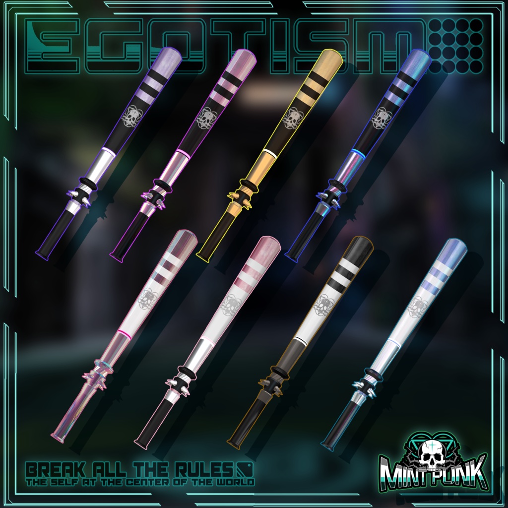 !発売記念セール中!📀MintPunk💿青柠朋克 v1.0 【複数アバター対応】