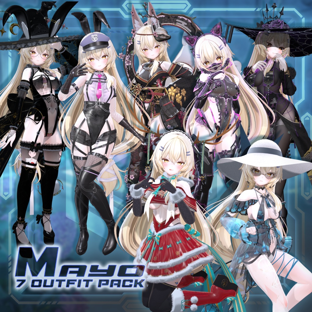 【Mayo / まよ 对应】~7 YaokiSubDesign Outfit Package~