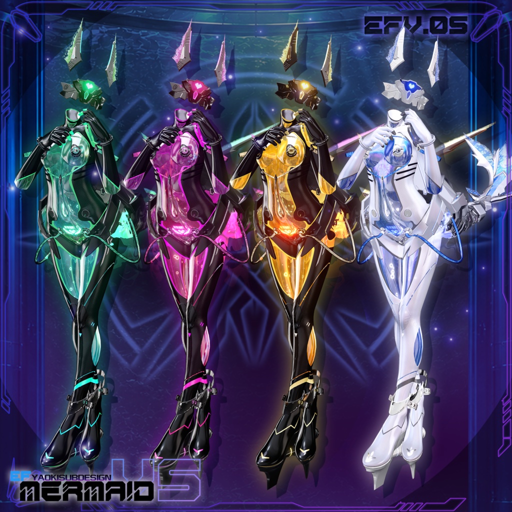 Evil Fall Mermaid 人鱼战斗员 v1.0 【複数アバター対応】 缩略图 10