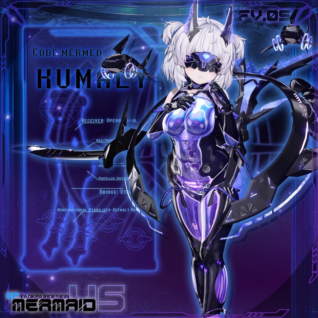 Evil Fall Mermaid 人鱼战斗员 v1.0 【複数アバター対応】 缩略图 13