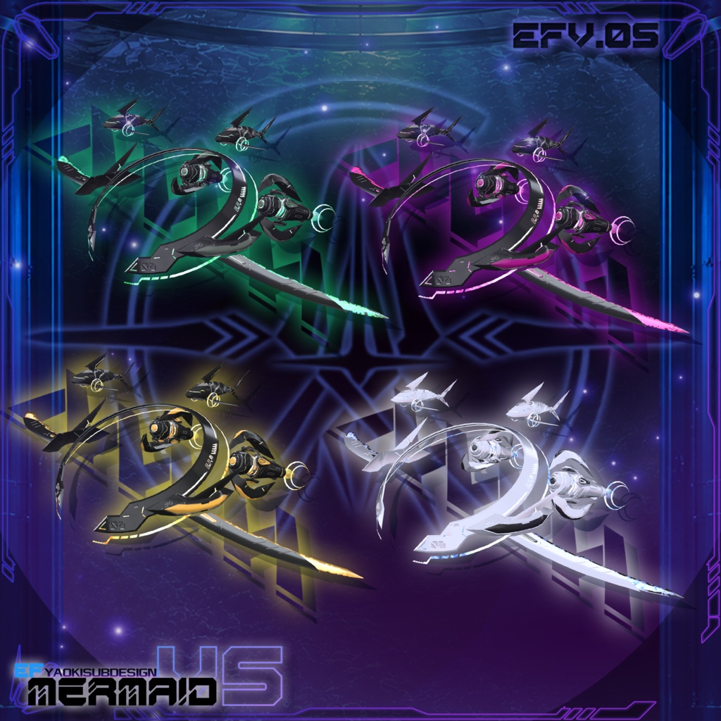 Evil Fall Mermaid 人鱼战斗员 v1.0 【複数アバター対応】 缩略图 11
