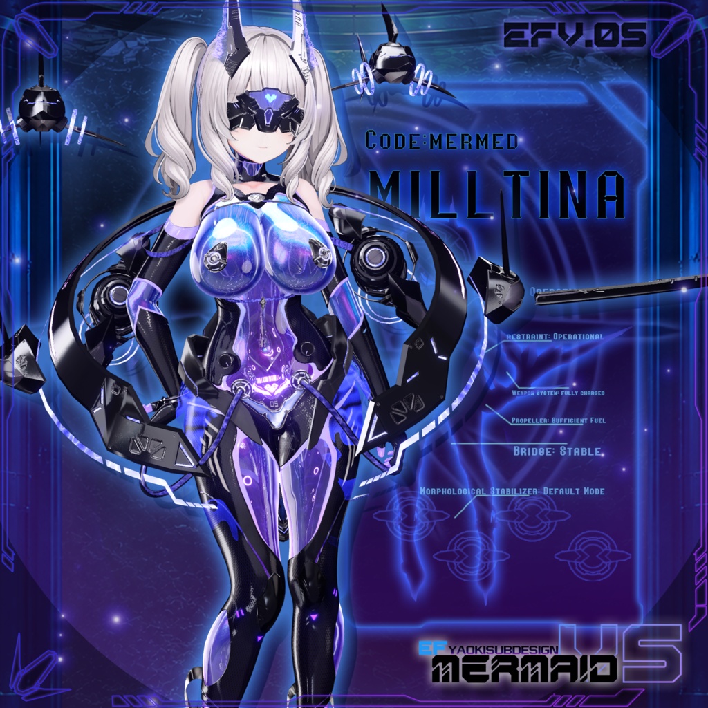 Evil Fall Mermaid 人鱼战斗员 v1.0 【複数アバター対応】 缩略图 18