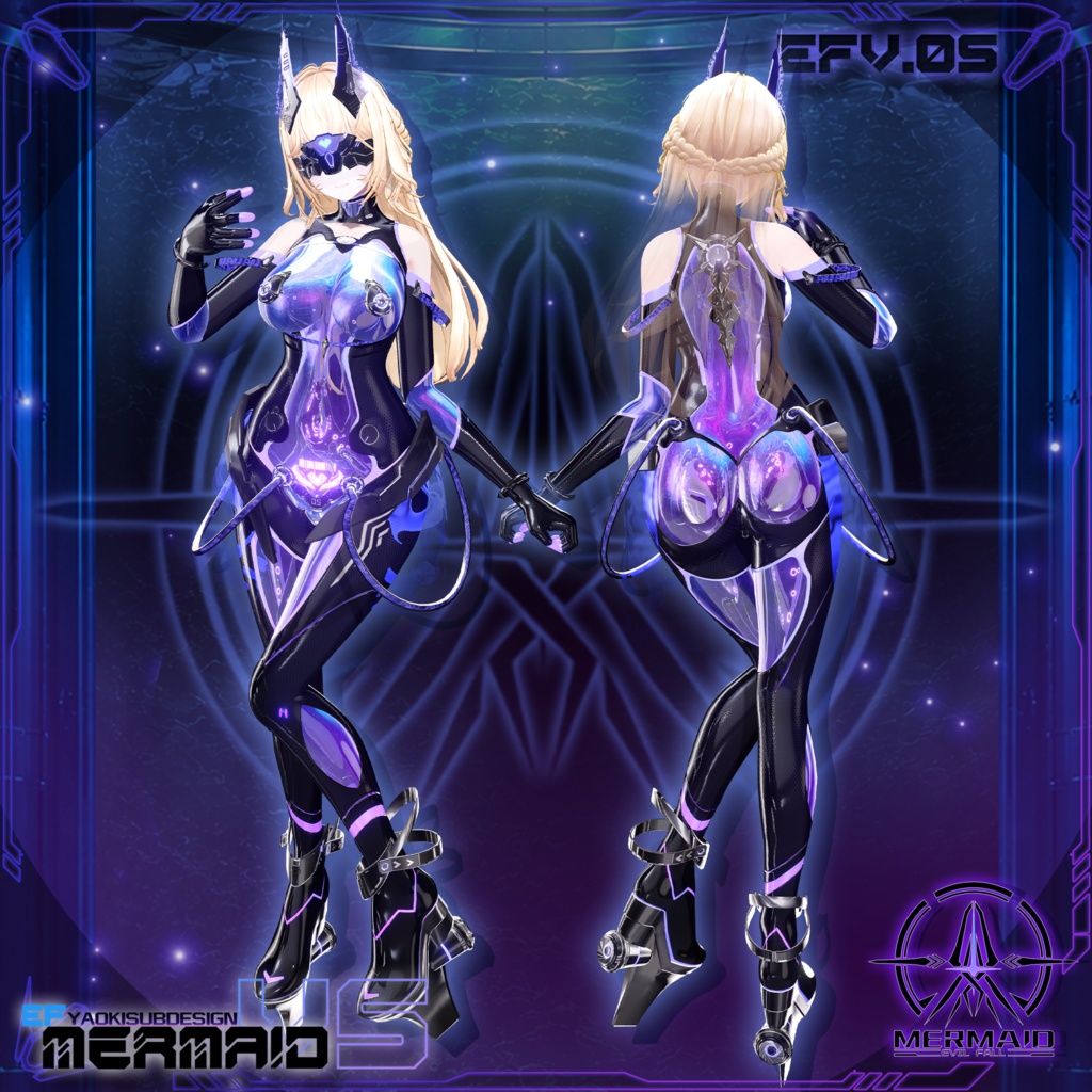 Evil Fall Mermaid 人鱼战斗员 v1.0 【複数アバター対応】 缩略图 5