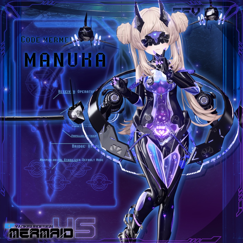 Evil Fall Mermaid 人鱼战斗员 v1.0 【複数アバター対応】 缩略图 15