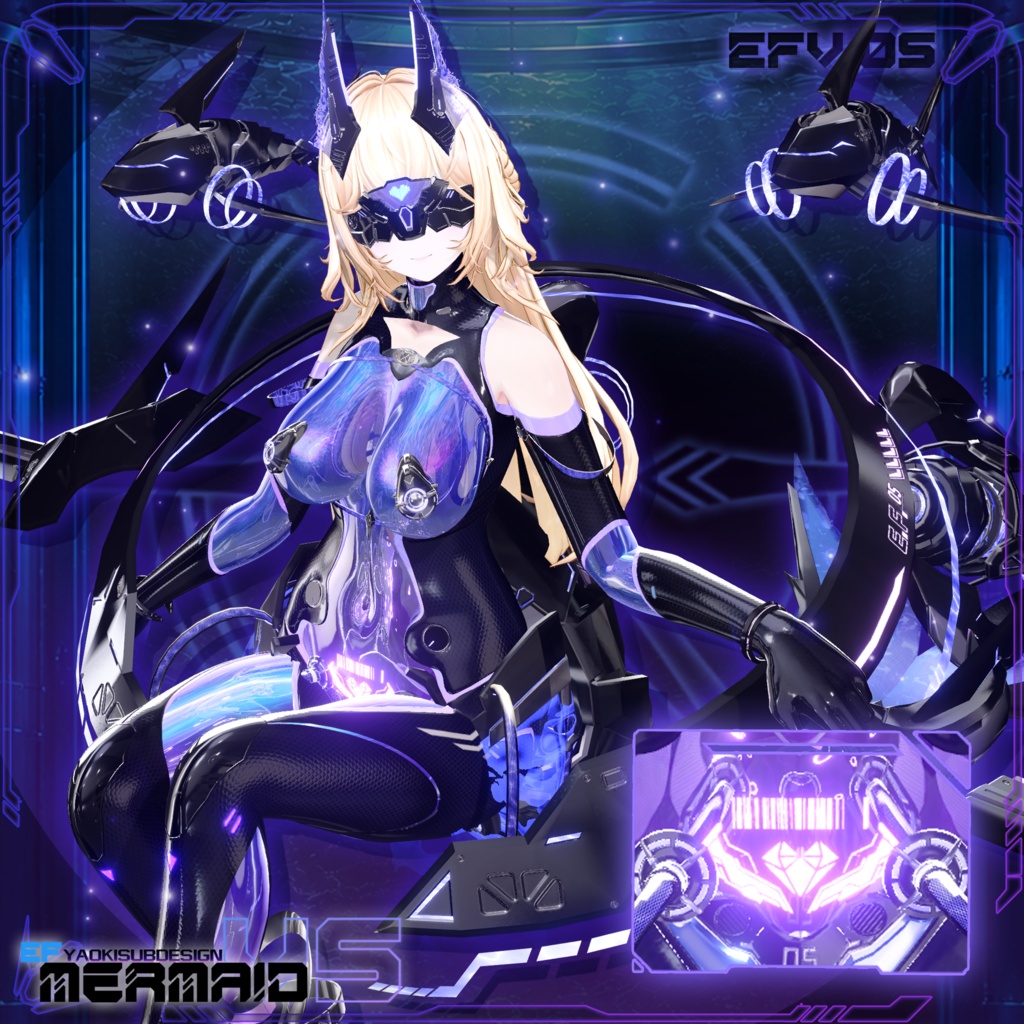 Evil Fall Mermaid 人鱼战斗员 v1.0 【複数アバター対応】 缩略图 6