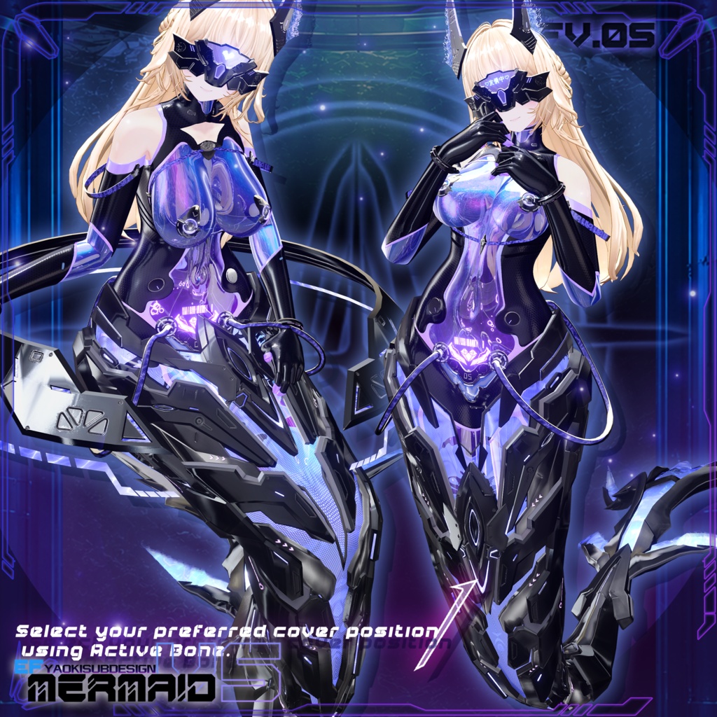 Evil Fall Mermaid 人鱼战斗员 v1.0 【複数アバター対応】 缩略图 8