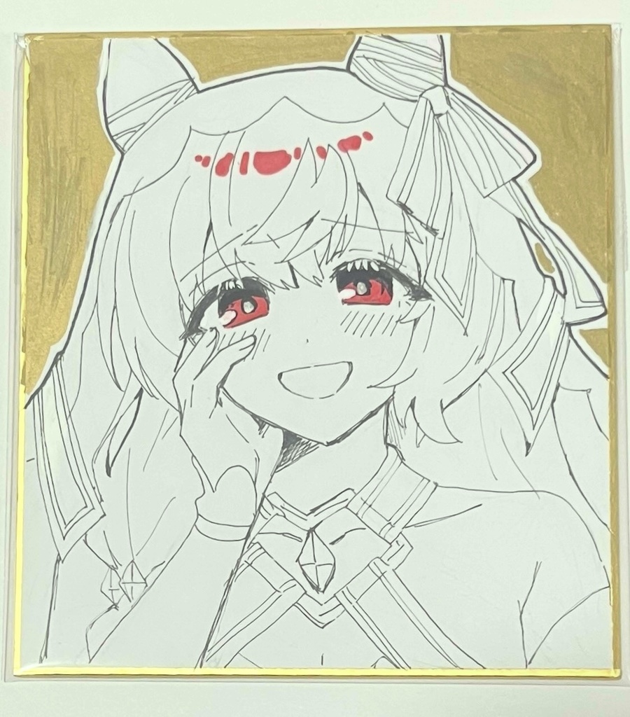 ウマ娘 スティルインラブ 色紙イラスト