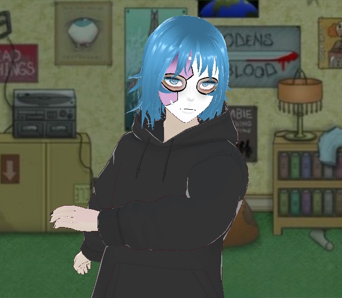 [VRoid Studio] Sally Face Mask Face Paint!
