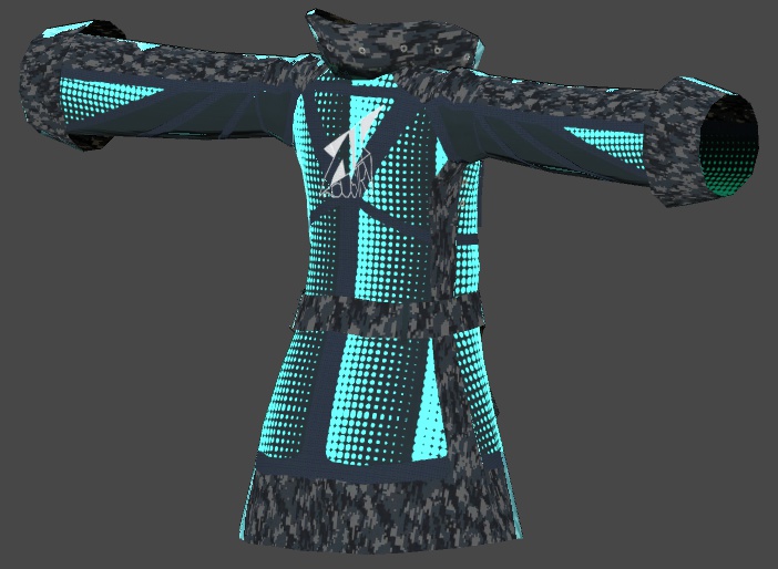 【無料】近未来的でミリタリーテイストなコート等