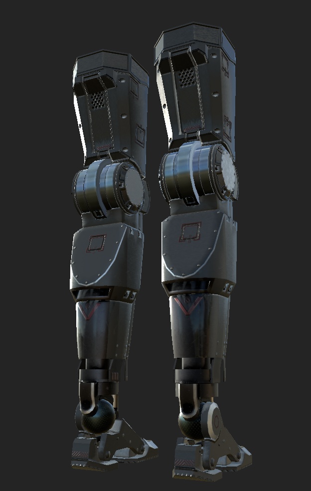 【VRChat向け3Dモデル】ATK標準義肢Ver5