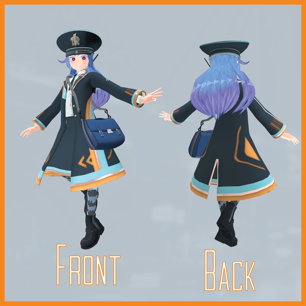 VRChat用アバター「グイーダVer3」【VCC、PB対応化済】