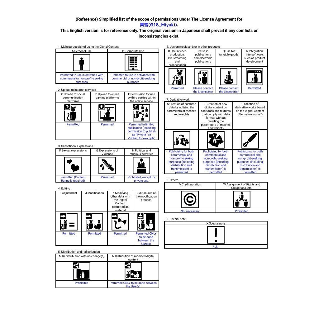 オリジナル3Dモデル「美雪」