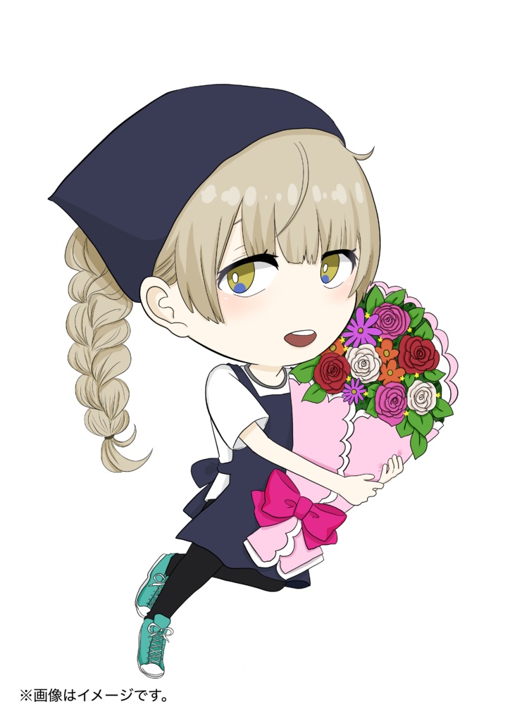 働くジャッジメントアクリルキーホルダー【花屋さんのメアリー】