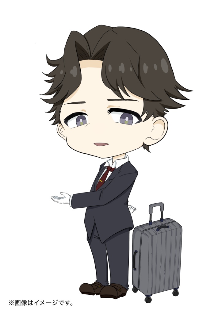 働くジャッジメントアクリルキーホルダー【ホテルマンのショーン】