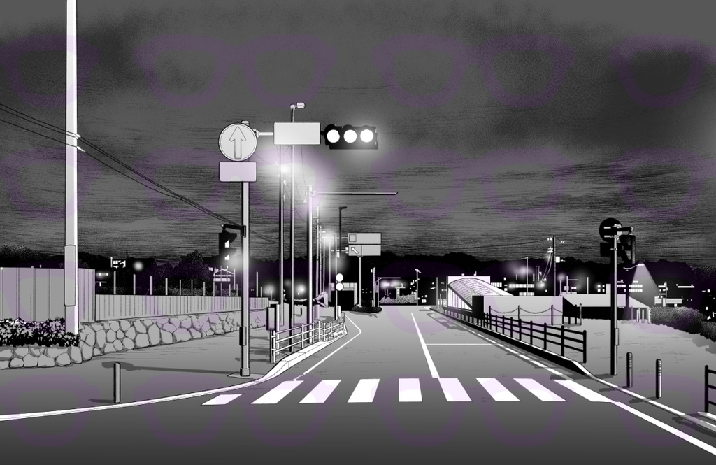 夜の道路