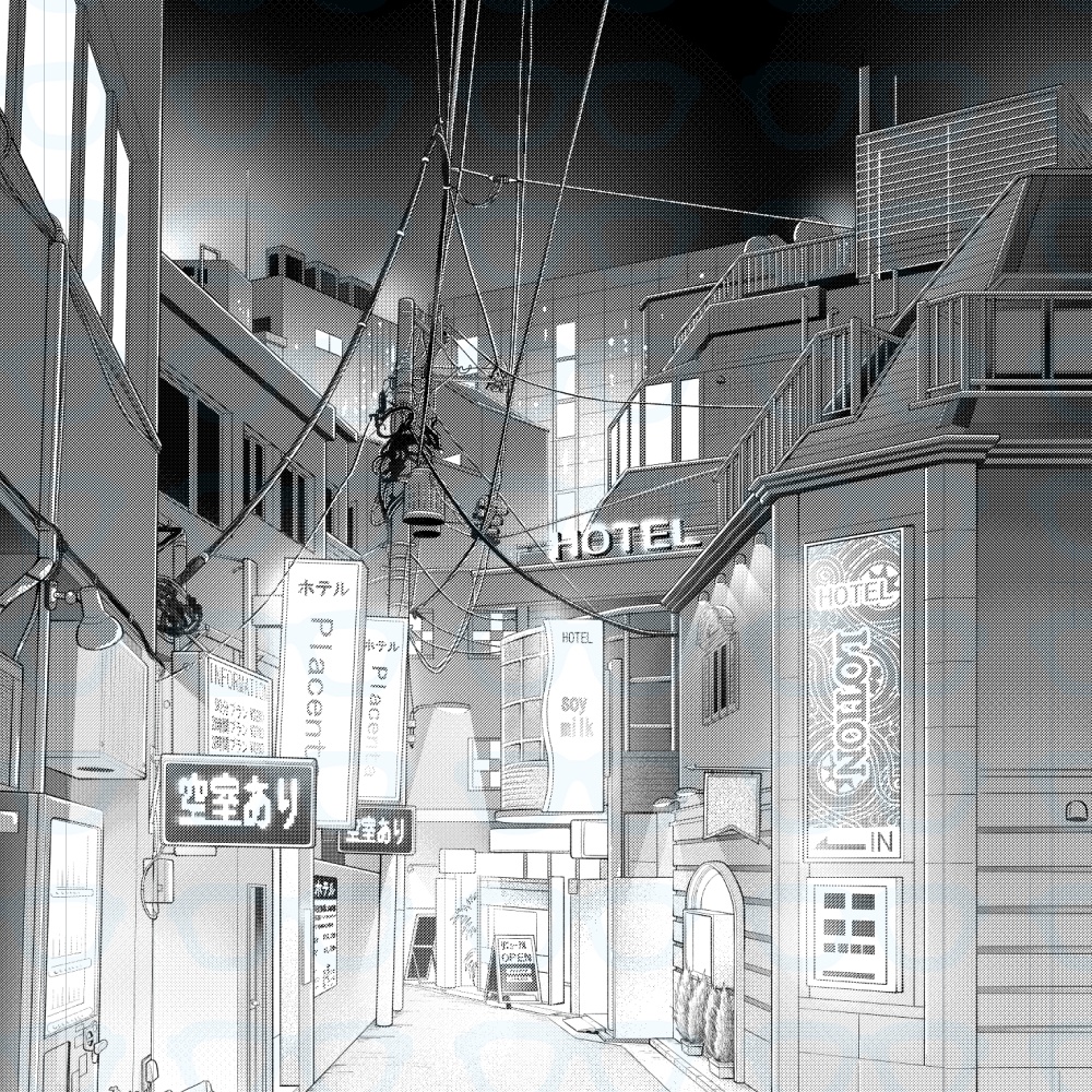ラブホテル街