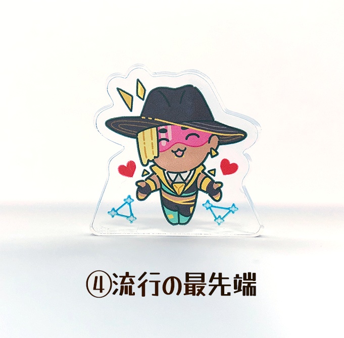 「ハートをどうぞ」自立ミニアクリルスタンドvol.1