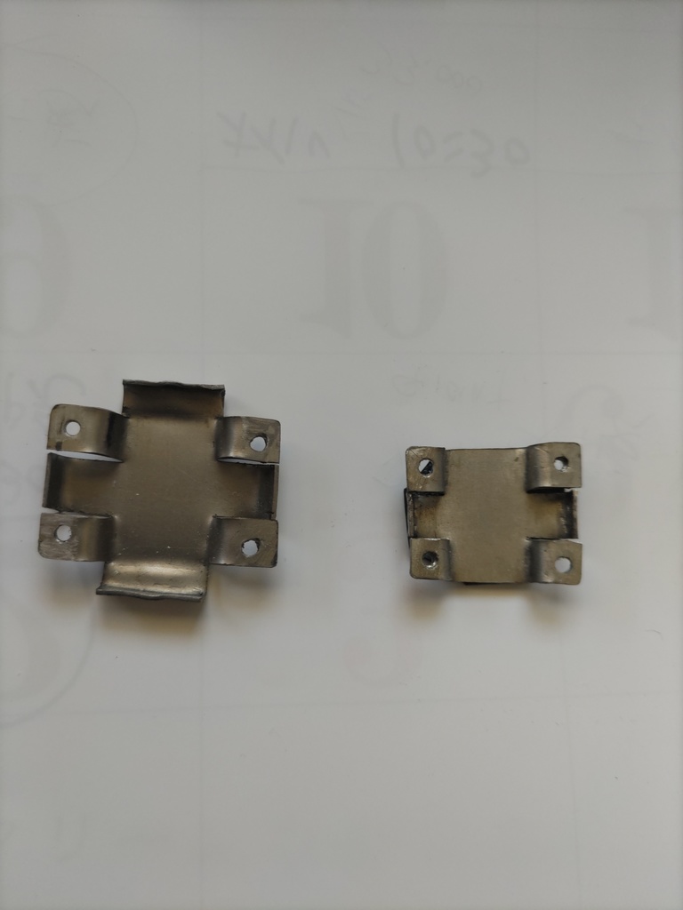 取付金具タイラップ　チタン板　ゴムシート1mm、5mm選択