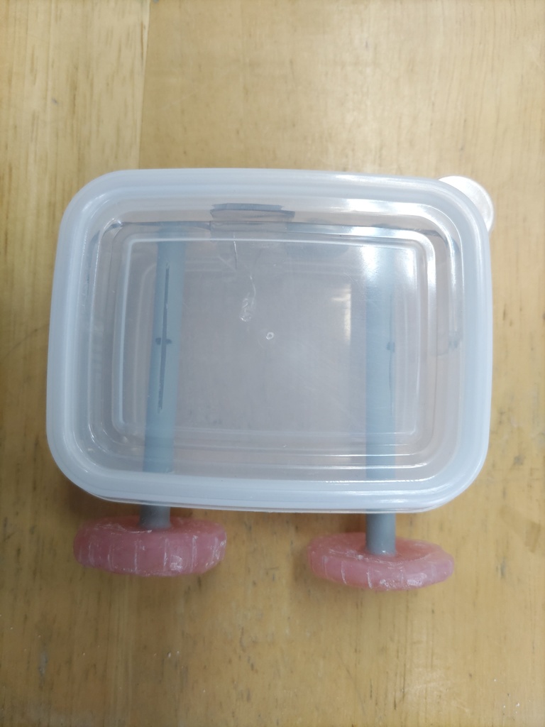 コマ図ボックス　小　在庫品　ピンクハンドル　ライト付き　マウント別売