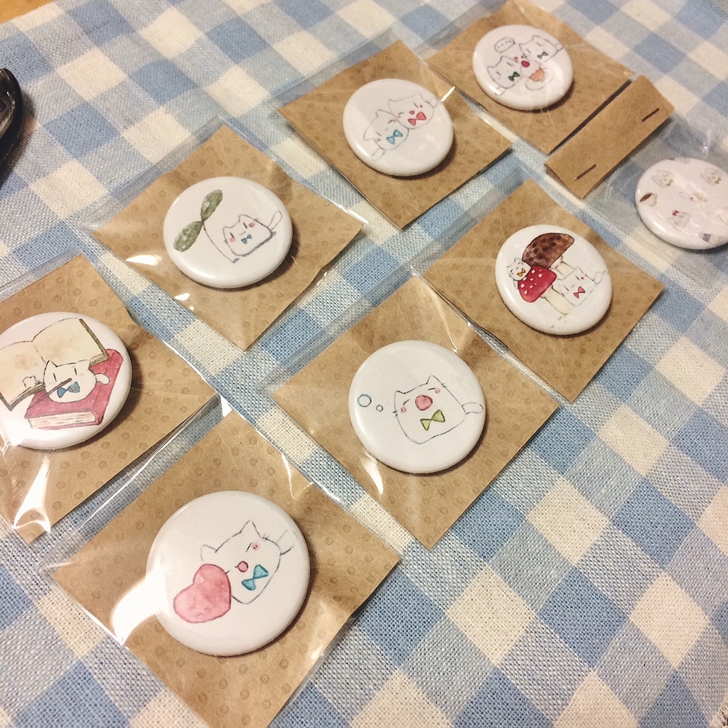 はるねこ缶バッジ 1