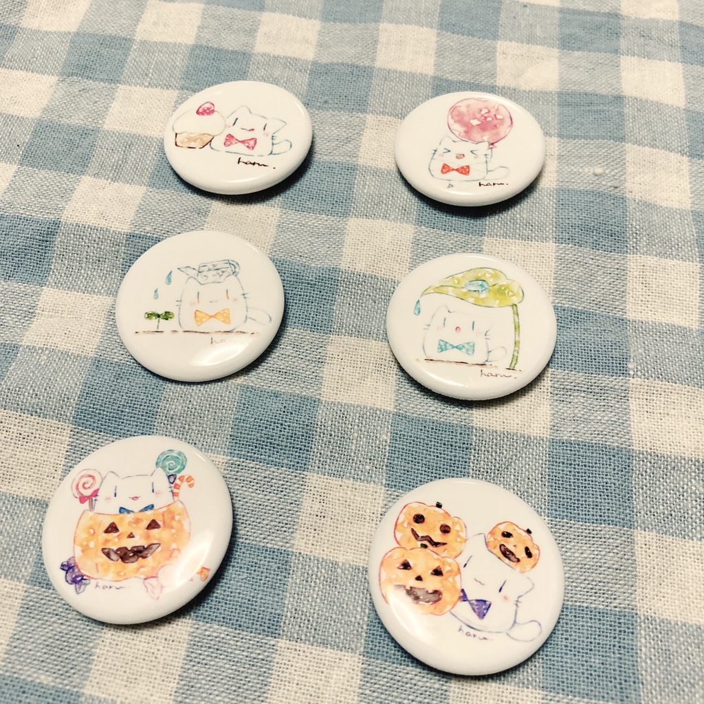 はるねこ缶バッジ 2(小)