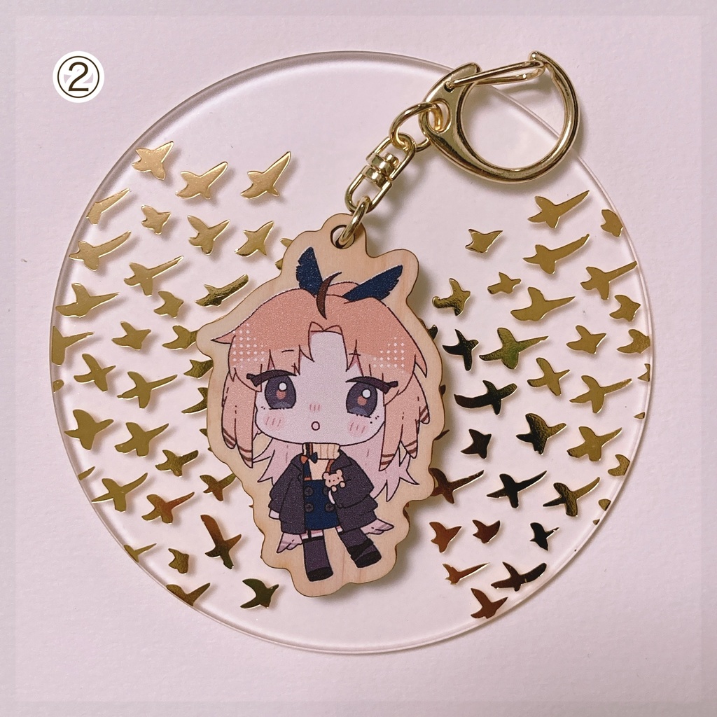 【再販】ウッドキーホルダー