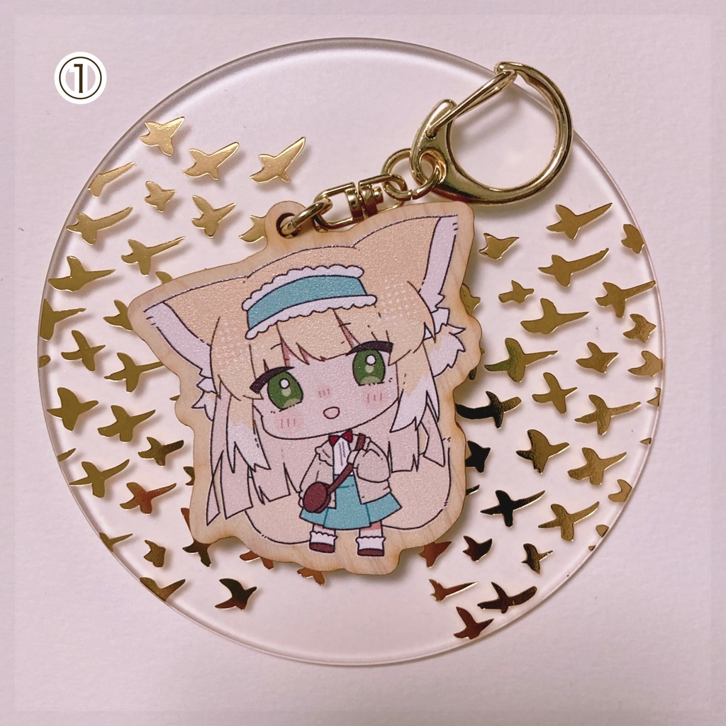 【再販】ウッドキーホルダー