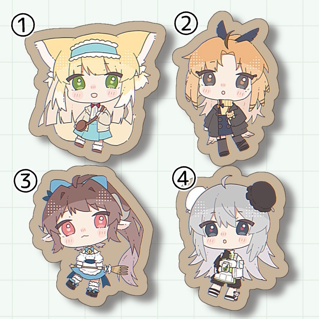 【再販】ウッドキーホルダー