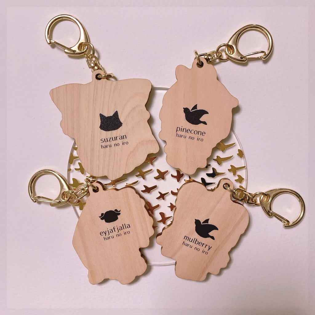 【再販】ウッドキーホルダー