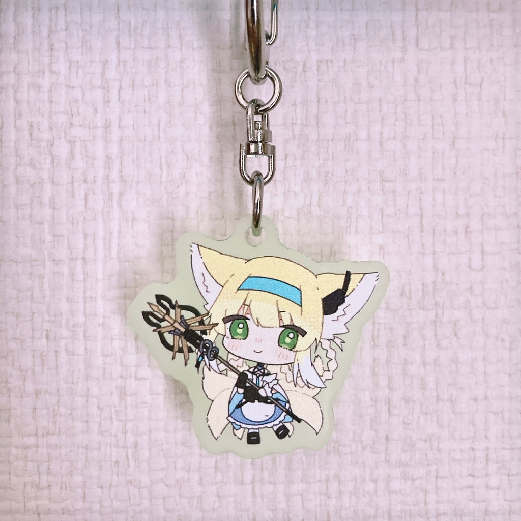 【再販】スズラン蓄光アクリルキーホルダー