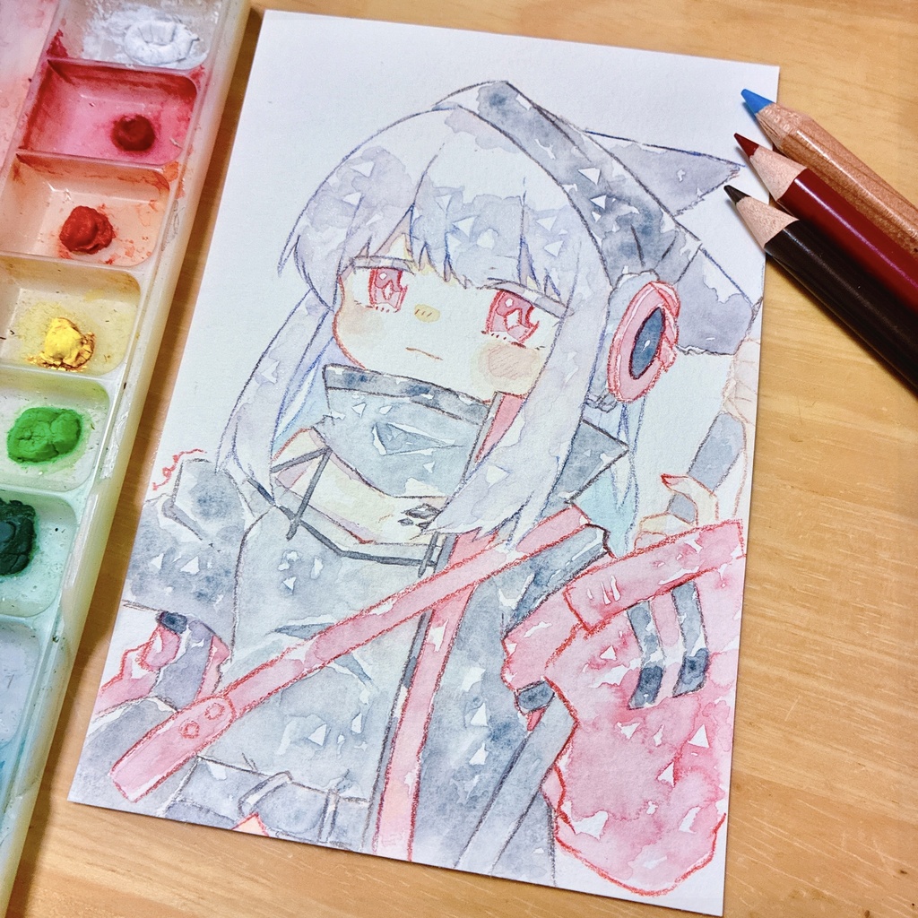 【21:30~】アークナイツ透明水彩原画