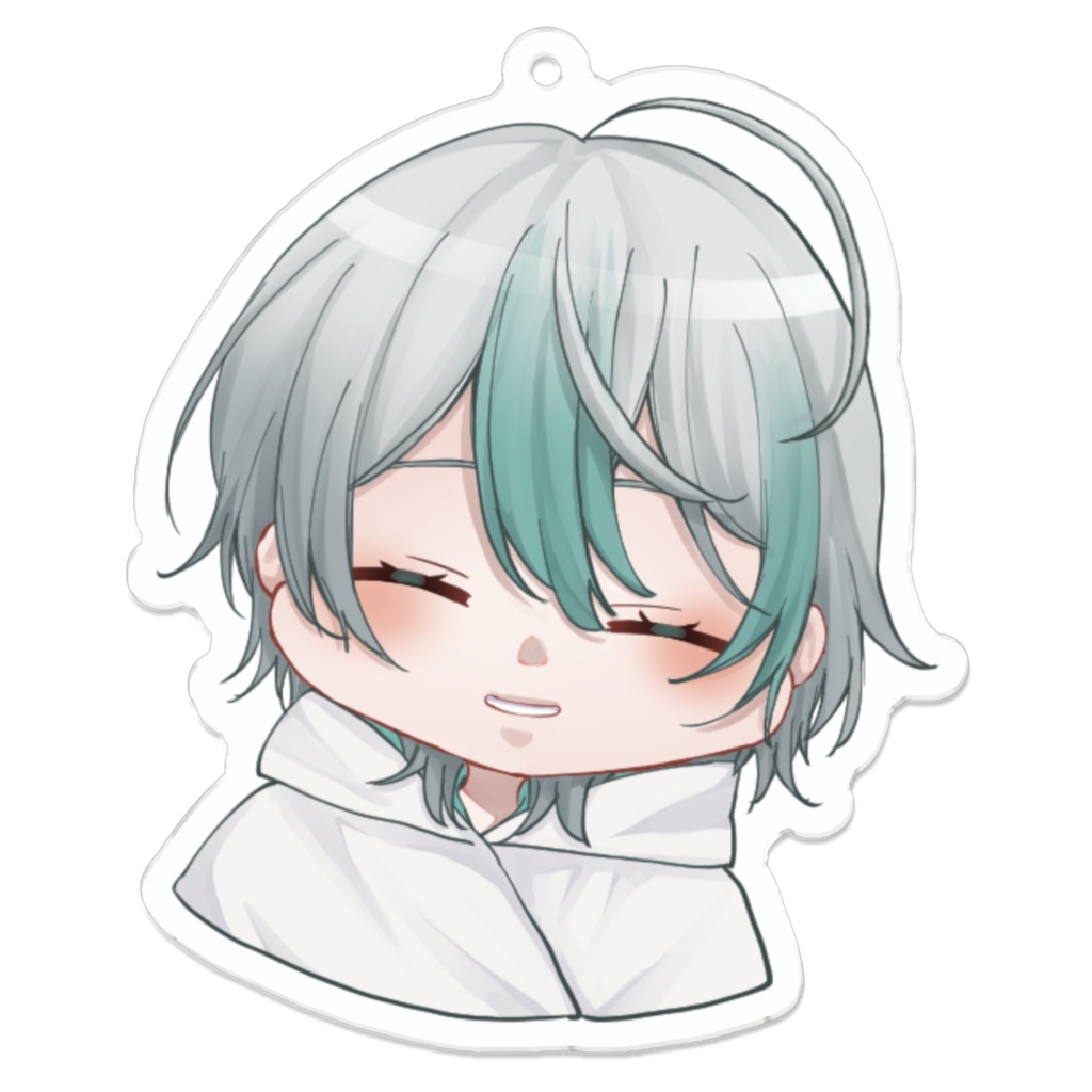 【もちっと結日グッズ】アクリルキーホルダー おむすび