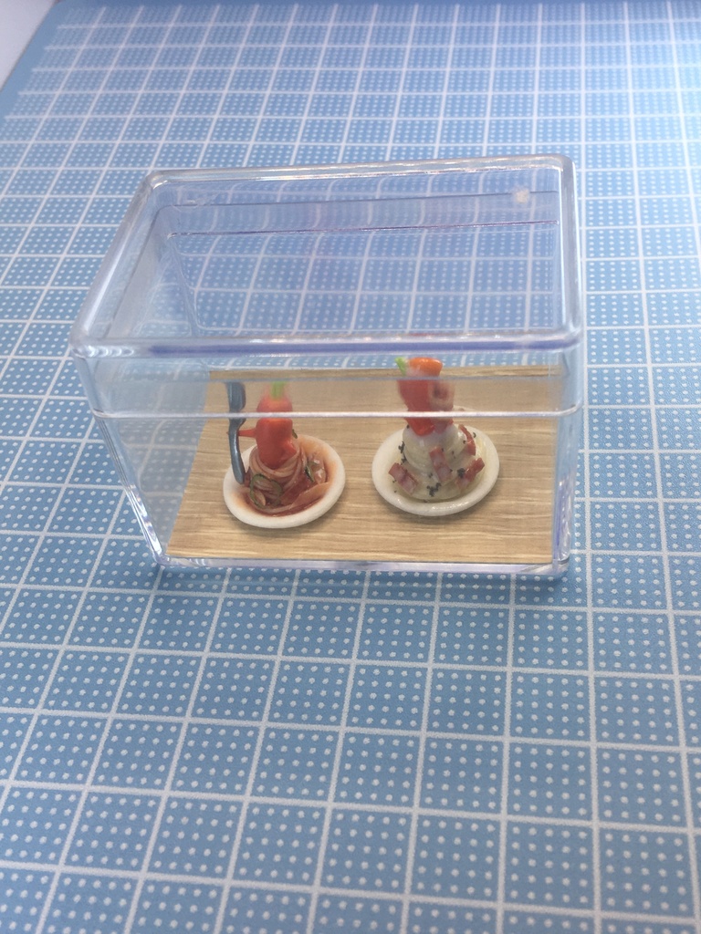 ナポリタンの人参さん&カルボナーラの人参さん