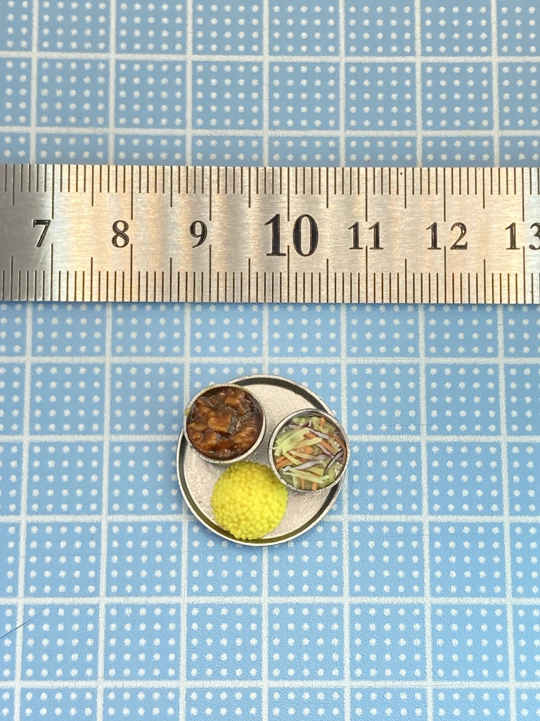 キーマカレー&サラダ