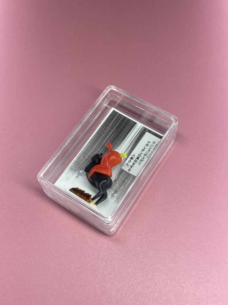 トルコライスにテンションが上がり ナポレオンのマネをする人参さん