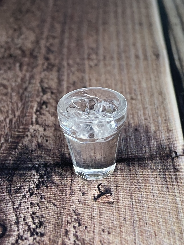 メロンソーダ&お冷(水)