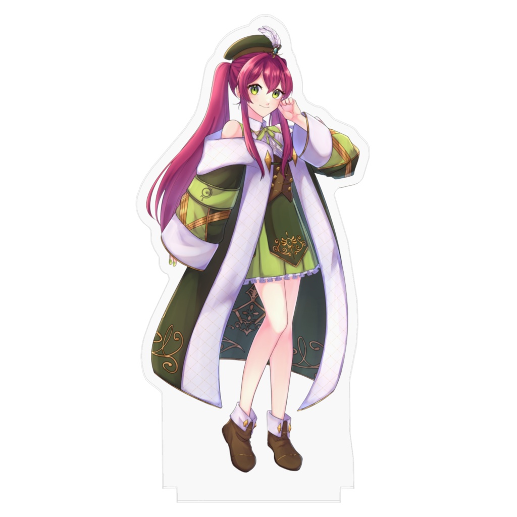 陸野こがね アクリルフィギュア(ギルド職員制服・コート有)