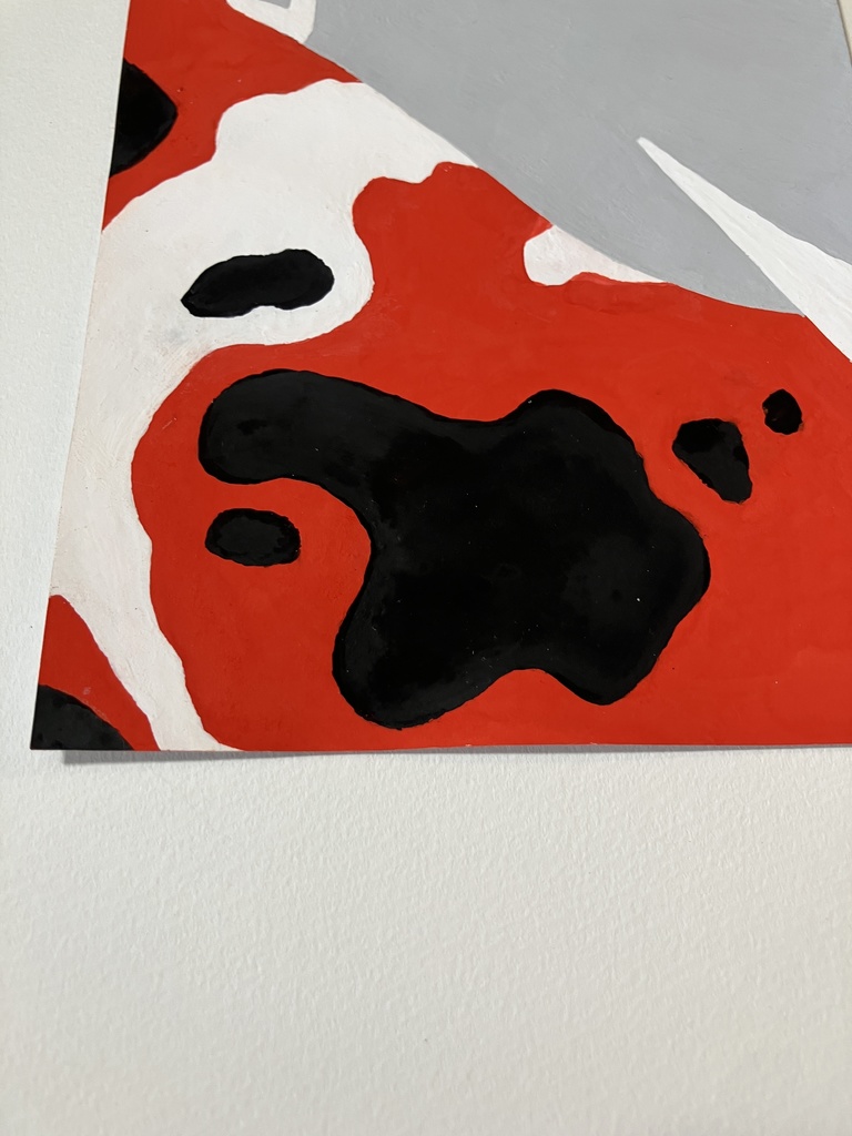 鯉 ポスターカラー ポストカード