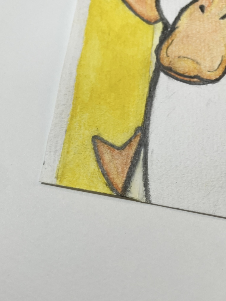 アヒルの王様 絵の具 イラスト