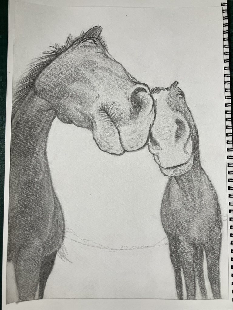 ウマの絵