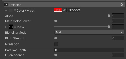Hair Emission for Shinano