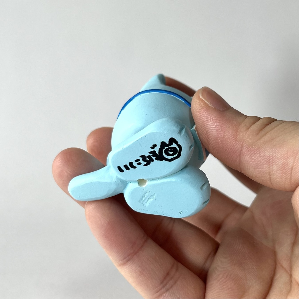 しゃもんず〈めめ〉レジンフィギュア(ブルー)