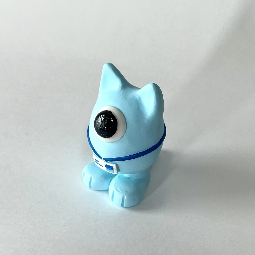 しゃもんず〈めめ〉レジンフィギュア(ブルー)